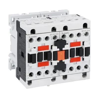 Produktfoto 1 von Lovato BFA009 Wendeschütz 400 V ac-Spule, 3-polig, 690V / 9 A 7.2 kW 1 Öffner 1-Hilfskontakte