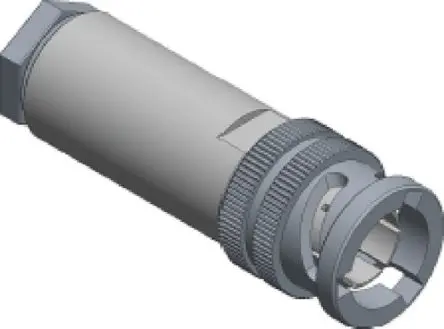 Produktfoto 1 von Keithley 3-poliger männlicher HV-Triaxial-Kabelstecker