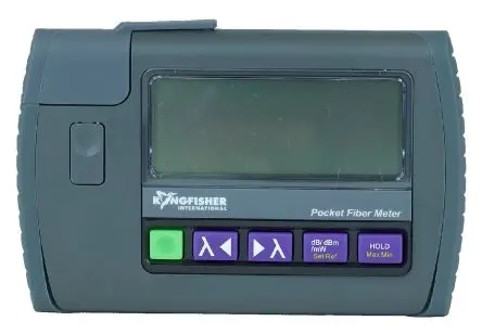 Tempo Kingfisher KI 9600A LWL-Prüfgerät Lichtquelle optisch Austauschbarer Stecker