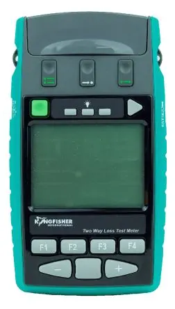 Produktfoto 1 von Tempo Kingfisher KI 2700 LWL-Prüfgerät Lichtwellen-Testkit Einzel- und Multimode Austauschbarer SC