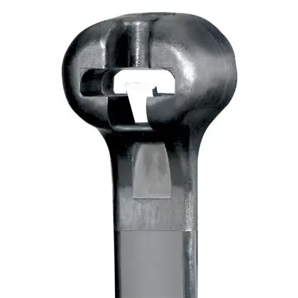 Panduit Dome-Top Nylon Kabelbinder Nicht lösbar Schwarz 2.4mm x 361 mm