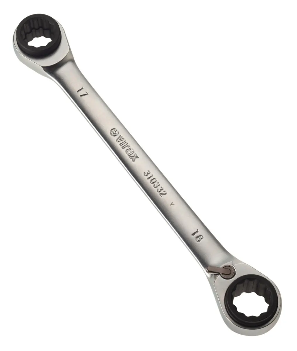Produktfoto 1 von Virax Schraubenschlüssel Ratschen-Maulschlüssel, Ratsche Griff, / Länge 150 mm