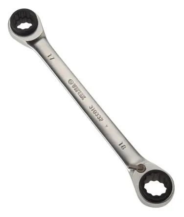 Produktfoto 1 von Virax Schraubenschlüssel Ratschen-Maulschlüssel, Ratsche Griff, / Länge 150 mm