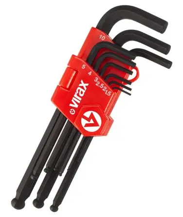 Produktfoto 1 von Virax Sechskantschlüsselsatz 9 L Metrisch