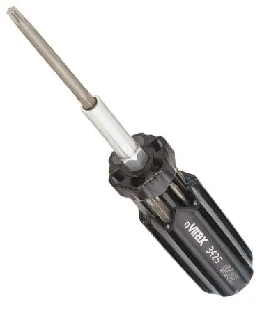 Produktfoto 1 von Virax T15, T20, T25, T27, T30, T40, Torx T10 Schrauber Bithalter, 185mm / Klinge 35 mm