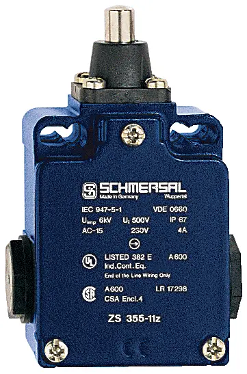 Produktfoto 1 von Schmersal EX-T Sicherheits-Verriegelungsschalter, Stößel, IP 65, Druckguss-Legierung, 4A