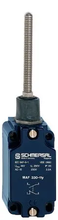 Produktfoto 1 von Schmersal EX-M Sicherheits-Verriegelungsschalter, Federstabhebel, IP65, Druckguss 230V ac 4A