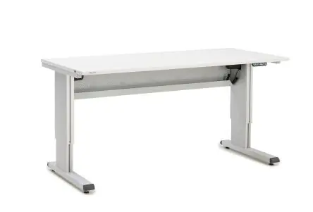 Produktfoto 1 von Treston WB818 EL Verstellbare Bank Aluminium, Stahl Werkbank Einstellbare Höhe L. 800 mm B. 1800mm H. 1100 mm, Traglast