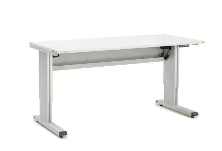 Produktfoto 1 von Treston WB818 EL ESD Verstellbare Bank Aluminium, Stahl Werkbank Einstellbare Höhe L. 800 mm B. 1800mm H. 1100 mm,