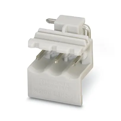 Produktfoto 1 von Phoenix Contact MSTBO Leiterplatten-Stiftleiste, 3-polig / 1-reihig, Raster 5mm, Ummantelt