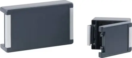 Produktfoto 1 von Bopla Bocube Alu; Gehäuse; Aluminium; Graphitgrau; IK07, IK08 IP68, IP69, IP66 Breite 242 mm Höhe 120 mm Länge 363 mm