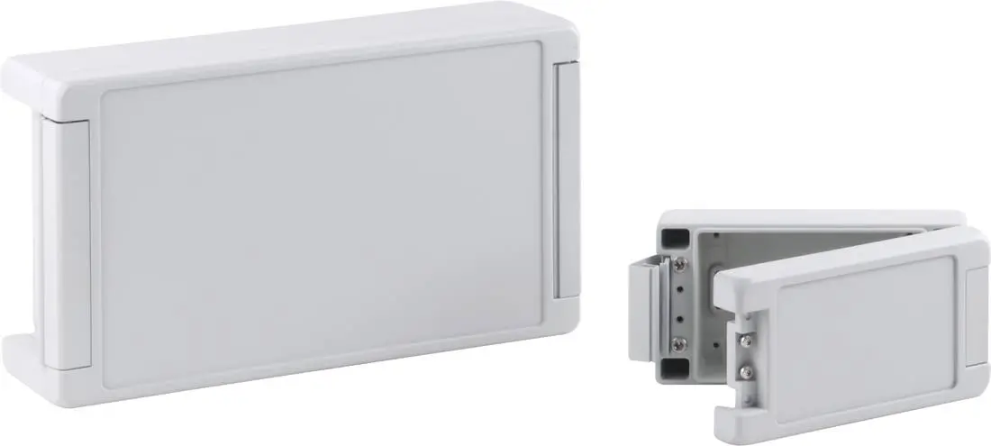 Produktfoto 1 von Bopla Bocube Alu; Gehäuse; Aluminium; Hellgrau; IK07, IK08 IP66, IP69, IP68 Breite 242 mm Höhe 120 mm Länge 363 mm