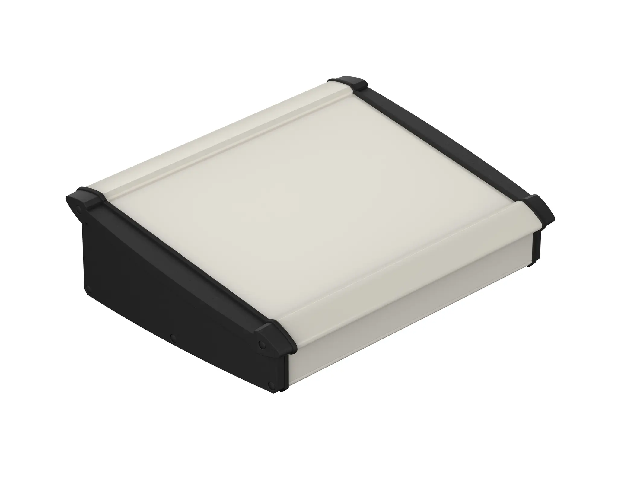 Produktfoto 1 von Bopla Alu-Topline Aluminium, ABS Pultgehäuse Geneigte Front, Natur, 232.6 mm 86.2 mm, 265 mm