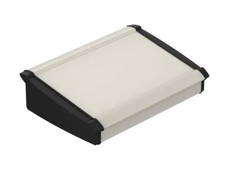 Produktfoto 1 von Bopla Alu-Topline Aluminium, ABS Pultgehäuse Geneigte Front, Natur, 232.6 mm 86.2 mm, 300 mm