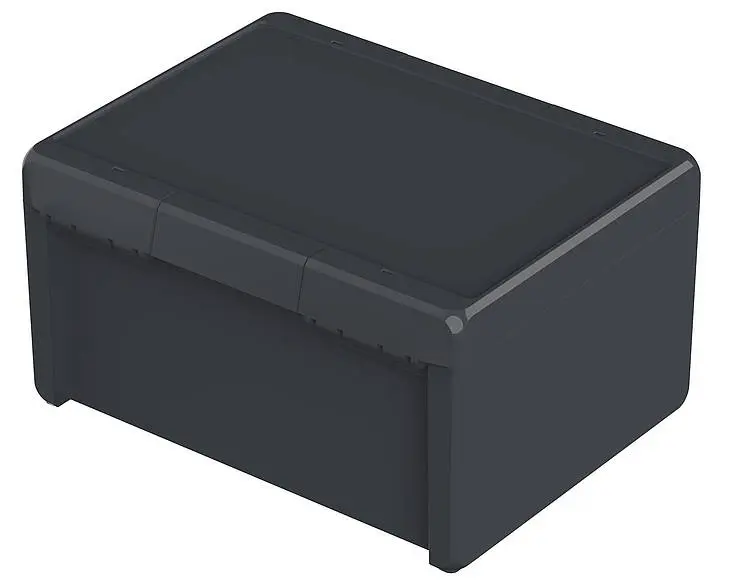 Produktfoto 1 von Bopla Bocube; Gehäuse; Polycarbonat; Grau; IK07 IP68, IP66 Breite 300 mm Höhe 160 mm Länge 239 mm