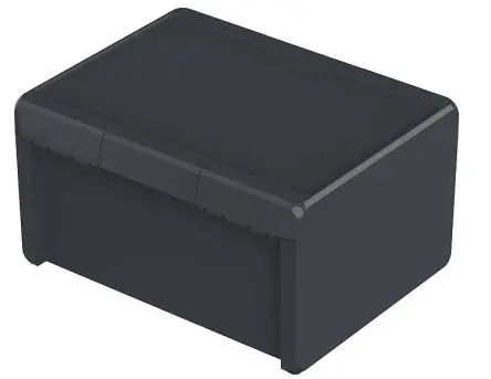 Produktfoto 1 von Bopla Bocube; Gehäuse; Polycarbonat; Grau; IK07 IP68, IP66 Breite 300 mm Höhe 160 mm Länge 239 mm