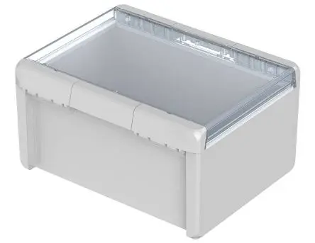 Produktfoto 1 von Bopla Bocube; Gehäuse; Polycarbonat; Hellgrau; IK07 IP68, IP66 Breite 300 mm Höhe 160 mm Länge 239 mm