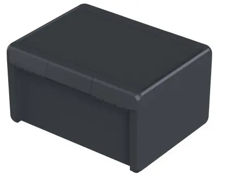 Produktfoto 1 von Bopla Bocube; Gehäuse; ABS; Grau; IK07 IP68, IP66 Breite 300 mm Höhe 120 mm Länge 239 mm