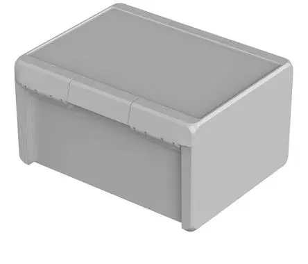 Produktfoto 1 von Bopla Bocube; Gehäuse; ABS; Hellgrau IP68, IP66 Breite 300 mm Höhe 120 mm Länge 239 mm