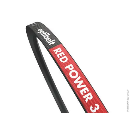 Produktfoto 1 von OPTIBELT SK Gummi 3238 mm Polyester Keilriemen, B/17-Profil x 3378 mm
