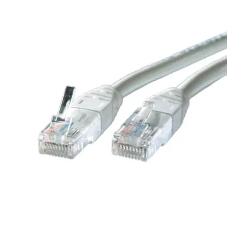 Produktfoto 1 von Roline 21.15 Cat5e Patchkabel, 500 mm, Grau 4 UTP Ungeschirmt, Polyvinylchlorid