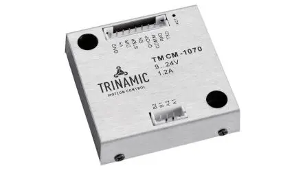 Produktfoto 1 von Trinamic Schrittmotorsteuerung, 2-phasig, 48V dc, Bewegung-Steuerung / 2.38A 24 W, L: 42 mm B: 42 mm T: 12 mm