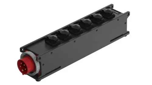 Produktfoto 1 von Neutrik CCV5RD Steckdoseneinheit, 1-fach 16A CEE, 400 V ac
