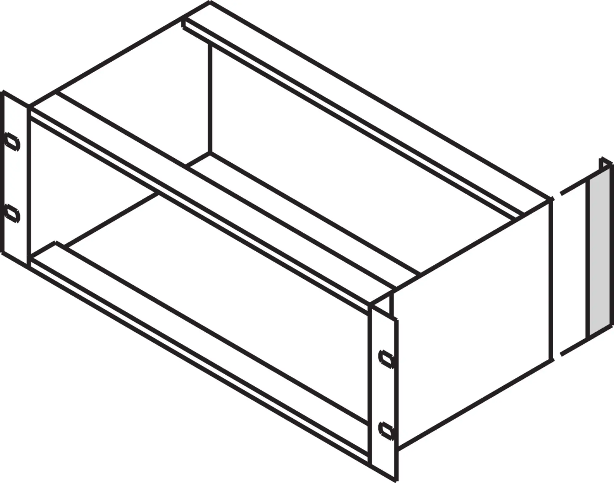 nVent SCHROFF 24561 Rackmontagetasche 4 U
