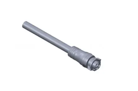 Produktfoto 1 von Amphenol Industrial X-LOK Koaxialkabel Buchse Stecker, 1 m, BNC, Gerade / Nicht abgeschlossen, Schwarz