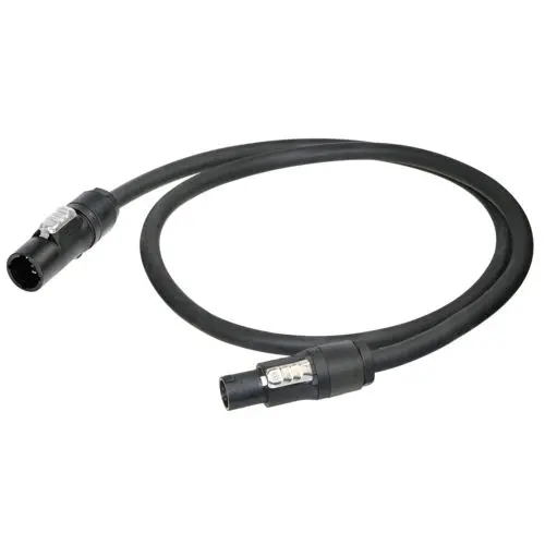 Produktfoto 1 von Neutrik Netzkabel, 3-adrig Schwarz, 2 m, 250 V