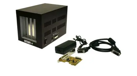 Produktfoto 1 von Exsys 4 Anschlüsse PCIe Netzwerkkarte PCIe x4