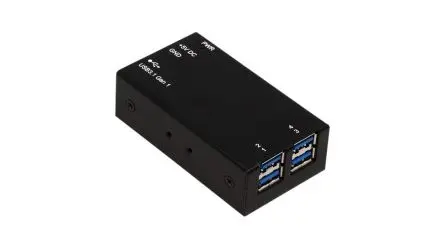 Produktfoto 1 von Exsys, USB 3.2 USB-Hub, 4 USB Ports, USB T: 82 mm H: 24 mm B: 47mm