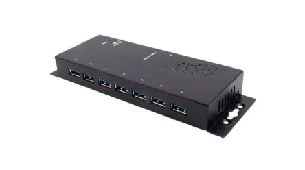 Produktfoto 1 von Exsys, USB 3.1 USB-Hub, 7 USB Ports, USB, Netzteil T: 60 mm H: 23 mm B: 178mm