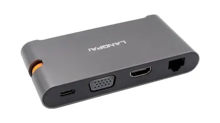 Produktfoto 1 von Exsys Docking-Station, USB 3.1, USB Typ C, PLe, EN ISO 3,0, mit VGA, HDMI, 7 xUSB Ports