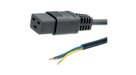 Produktfoto 1 von Feller Netzkabel, 3-adrig Schwarz /Ø 8.20 mm Außen-ø , 2.5 m 70 °C, 250V, Polyvinylchlorid