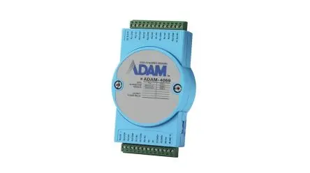 Produktfoto 1 von Advantech ADAM-4069 Schnittstellenmodul Steckbar, 8-polig, 30V, DIN-Hutschiene 5A