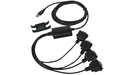 Produktfoto 1 von Exsys USB auf seriell Adapter, USB Typ A, DB9-Stecker, Stecker, Stecker