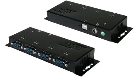 Produktfoto 1 von Exsys USB auf seriell Adapter, USB-Typ B, DB9-Stecker, Stecker, Stecker