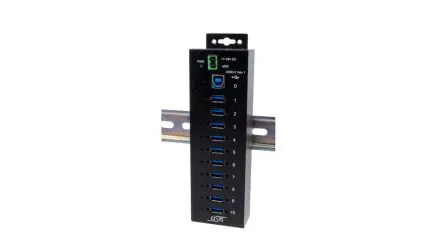 Produktfoto 1 von Exsys, USB 3.2 USB-Hub, 10 USB Ports, USB, Anschlussstecker T: 55 mm H: 198 mm B: 30.8mm