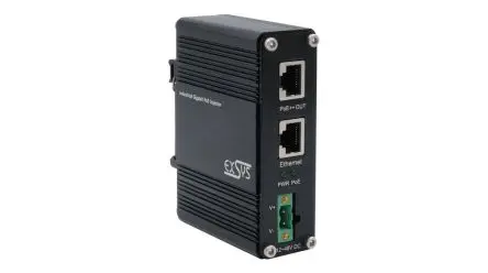 Produktfoto 1 von Exsys PoE Injektor 12V, 48 V Input 90 W