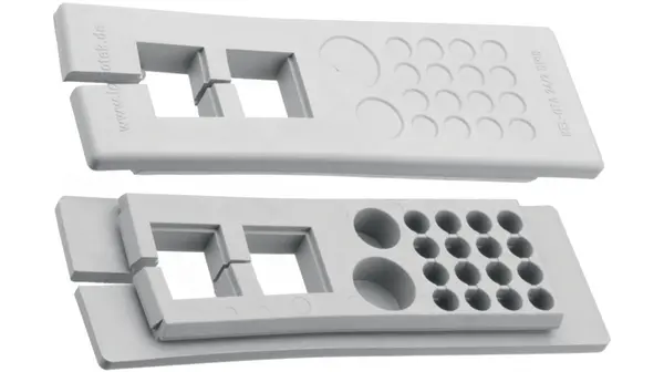 Produktfoto 1 von Icotek KEL-QTA Kabelkanal Rahmen, Elastomer 44 mm