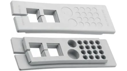 Produktfoto 1 von Icotek KEL-QTA Kabelkanal Rahmen, Elastomer 44mm