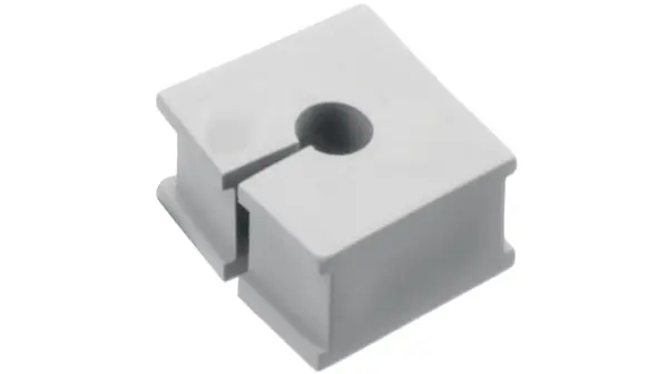 Produktfoto 1 von Icotek QT Single Kabeltülle 13 mm, Typ Kabeltülle bis Ø 14 mm Elastomer Grau -40 °C min. 90 °C max.