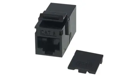Produktfoto 1 von TUK Limited Kupplung, RJ45 Buchsenleiste, Kat. 6, Typ Ungeschirmt, L 29.5 mm