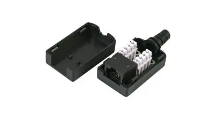 TUK Limited SILBK Inline-RJ45-Buchse