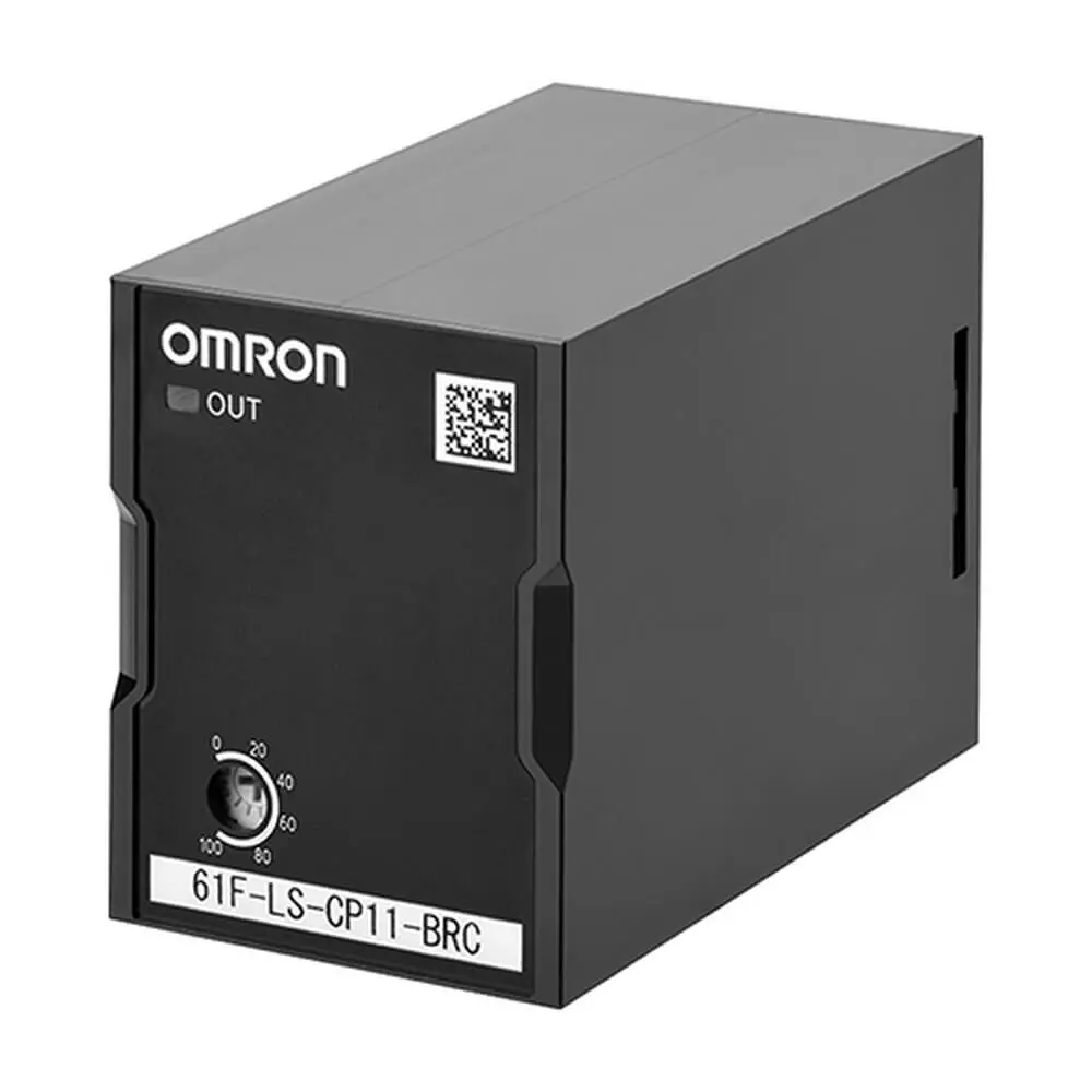 Produktfoto 1 von Omron 61F-LS-CP11 Niveauregler 3 x Eingänge, U Sonde = 5 V 3 s 24 V dc Relais