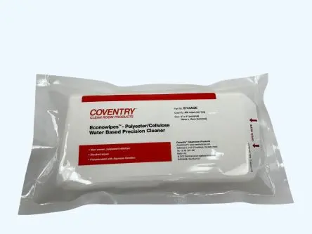 Produktfoto 1 von Chemtronics Coventry Econowipes Feucht Reinigung, Weiß Beutel, 100 x 100 mm, 200 pro Paket Tücher pro Packung