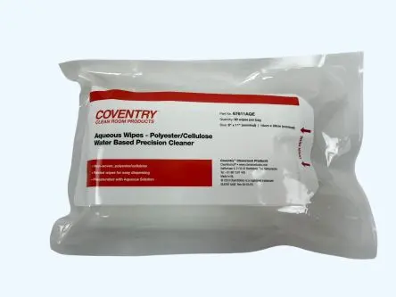 Produktfoto 1 von Chemtronics Coventry Econowipes Feucht Reinigung, Weiß Beutel, 150 x 280 mm, 60 pro Paket Tücher pro Packung