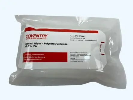 Produktfoto 1 von Chemtronics Coventry Econowipes Feucht Reinigung, Weiß Beutel, 150 x 280 mm, 60 pro Paket Tücher pro Packung