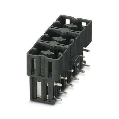 Produktfoto 1 von Phoenix Contact HSCH Leiterplatten-Stiftleiste, 12-polig / 2-reihig, Raster 5mm, Ummantelt